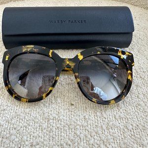 Warby Parker Movie Star Tortise Shell Large Sunglasses
